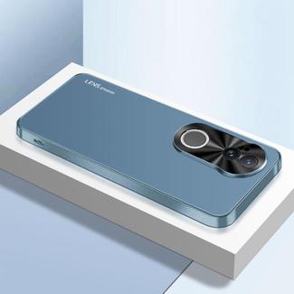 For vivo S20 AG Frosted Electroplating Acrylic Phone Case(Navy Blue)