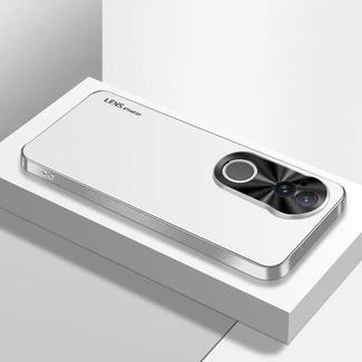 For vivo S20 AG Frosted Electroplating Acrylic Phone Case(Silver White)