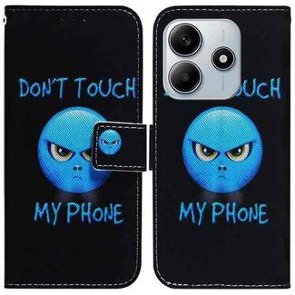 For Redmi Note 14 5G Coloured Drawing Flip Leather Phone Case(Anger)