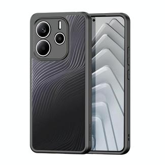 For Redmi Note 14 5G DUX DUCIS Aimo Series TPU + PC Frosted Feel Phone Case(Black)