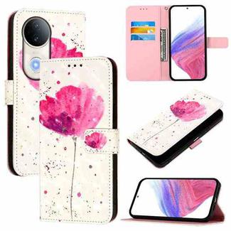 For vivo S20 3D Painting Horizontal Flip Leather Phone Case(Flower)