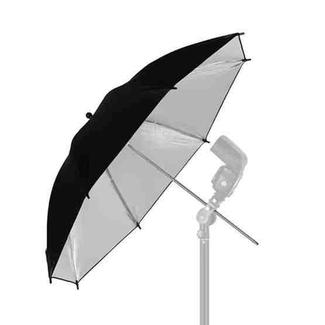 Godox UB002 Photography Studio Reflector Diffuser Umbrella, Size:43 inch 108cm(Black Silver)