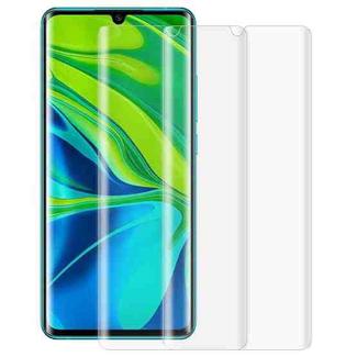 For Xiaomi Mi CC9 Pro 2 PCS 3D Curved Silk-screen PET Full Coverage Protective Film(Transparent)