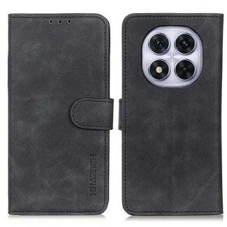 For Redmi Note 14 Pro 4G KHAZNEH Retro Texture Flip Leather Phone Case(Black)