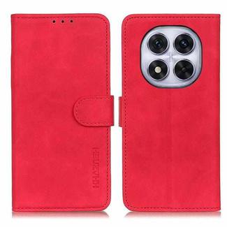 For Redmi Note 14 Pro 4G KHAZNEH Retro Texture Flip Leather Phone Case(Red)