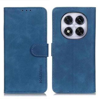 For Redmi Note 14 Pro 4G KHAZNEH Retro Texture Flip Leather Phone Case(Blue)