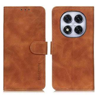 For Redmi Note 14 Pro 4G KHAZNEH Retro Texture Flip Leather Phone Case(Brown)