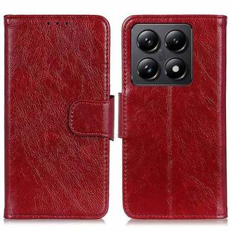 For Xiaomi 14T Pro Nappa Texture Horizontal Flip Leather Phone Case(Red)