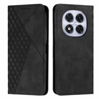 For Redmi Note 14 Pro 5G Global Diamond Splicing Skin Feel Magnetic Leather Phone Case(Black)