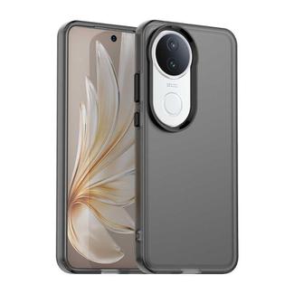 For vivo S20 5G Candy PC Hybrid TPU Shockproof Phone Case(Black)