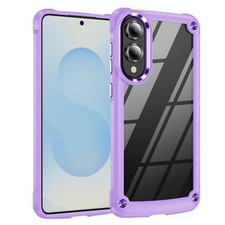 For Samsung Galaxy S25 Edge 5G TPU + PC Lens Protection Phone Case(Purple)