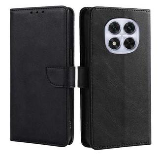 For Redmi Note 14 Pro 5G Calf Texture Buckle Flip Leather Phone Case(Black)