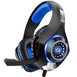 KOTION EACH GS400 Omni-directional Mic Gaming Headset, Length: About 1.9m(Black Blue)