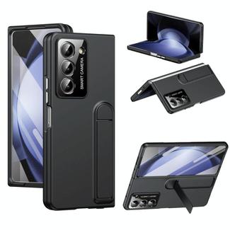 For Samsung Galaxy Z Fold5 Integrated Skin Feel Fold Holder Phone Case(Black)