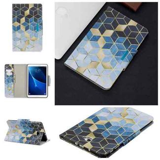 For Samsung Galaxy Tab A 10.1 (2016) / T580 Painted Pattern Horizontal Flip Leather Case with Holder & Card Slots & Wallet(Diamond)