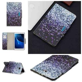 For Samsung Galaxy Tab A 10.1 (2016) / T580 Painted Pattern Horizontal Flip Leather Case with Holder & Card Slots & Wallet(Gradient Black Sand)