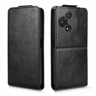 For TCL 60R 5G / 60 5G Magnetic Vertical Flip Leather Phone Case with Buckle(Black)