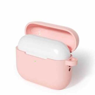For AirPods Pro 3 Silicone Earphone Protective Case with Hook(Pink)