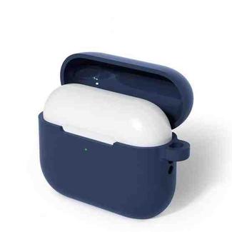 For AirPods Pro 3 Silicone Earphone Protective Case with Hook(Midnight Blue)