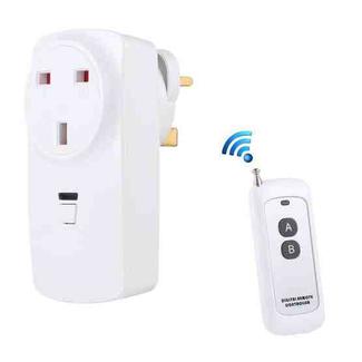 AK-DL220 220V Smart Wireless Remote Control Socket with Remote Control, Plug Type:UK Plug