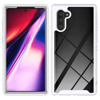 For Samsung Galaxy Note 10 Starry Sky Solid Color Series Shockproof PC + TPU Protective Case(White)