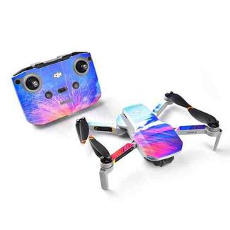 STARTRC 1108675 Machine Body + Remote Control + Battery Decorative Stickers Set for DJI Mavic Mini 2(Seaside Light Painting)