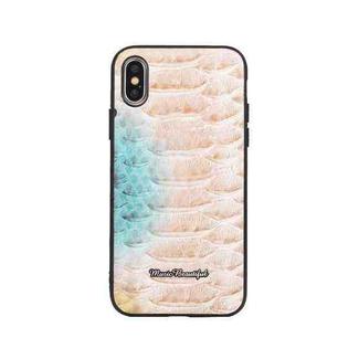 For iPhone XR Leather Protective Case(Pink)
