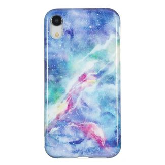 For iPhone XR TPU Protective Case(Blue Star)