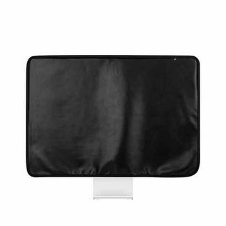 For 24 inch Apple iMac Portable Dustproof Cover Desktop Apple Computer LCD Monitor Cover with Storage Bag(Black)