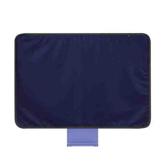 For 24 inch Apple iMac Portable Dustproof Cover Desktop Apple Computer LCD Monitor Cover with Storage Bag(Purple)
