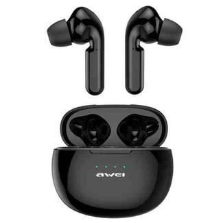 awei T15 TWS Bluetooth V5.0 Ture Wireless Sports Headset with Charging Case(Black)