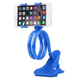 Universal Multifunctional Flexible Long Arm Lazy Bracket Desktop Headboard Bedside Car Phone Holder Stand Tablet Mount(Dark Blue)