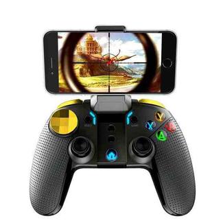 ipega PG-9118 Golden Warrior Wireless Bluetooth  Gaming Controller Grip Game Pad with Bracket & LED Light(Black)