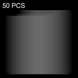 50 PCS for iPhone 8 Plus & 7 Plus 0.3mm 9H Surface Hardness 2.5D Curved Edge Explosion-proof Premium Tempered Glass Back Screen Protector