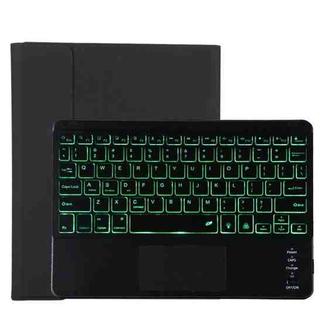TG11BCS Detachable Bluetooth Black Keyboard Microfiber Leather Tablet Case for iPad Pro 11 inch (2020), with Backlight & Touchpad & Pen Slot & Holder (Black)