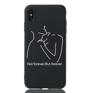 Distance Painted Pattern Soft TPU Case for iPhone XS Max