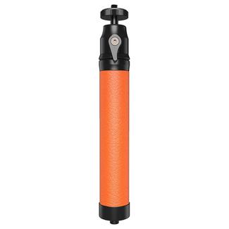 Original Xiaomi Youpin SEABIRD Retractable Leather Handle Aviation Aluminum Alloy 4K Sports Camera Selfie Stick with Rubber Hand Strap(Orange)