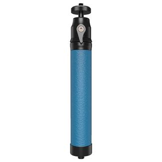 Original Xiaomi Youpin SEABIRD Retractable Leather Handle Aviation Aluminum Alloy 4K Sports Camera Selfie Stick with Rubber Hand Strap(Blue)