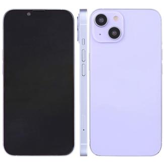 For iPhone 14 Black Screen Non-Working Fake Dummy Display Model (Purple)