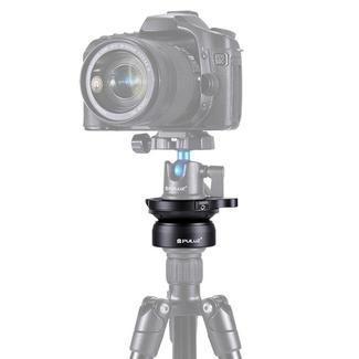 PULUZ 3/8 inch Thread Dome Professional Tripod Leveling Head Base with Bubble Level