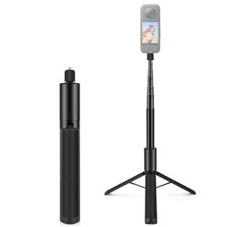 [US Warehouse] PULUZ 1.22m Retractable Invisible Selfie Stick with Tripod For Insta360 X4 / X3