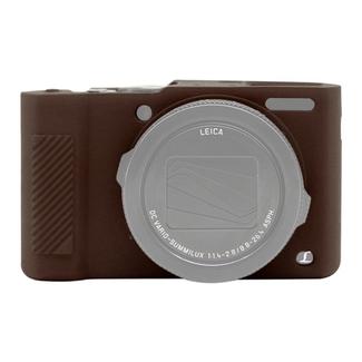 PULUZ Soft Silicone Protective Case for Panasonic Lumix  LX10(Coffee)