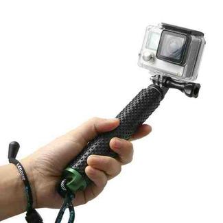 Handheld 49cm Extendable Pole Monopod with Screw for GoPro, Insta360, DJI and Other Action Cameras(Green)