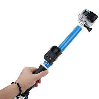 TMC 14-40.5 inch Extension Pole for GoPro HERO11 Black/HERO9 Black / HERO8 Black / HERO7 /6 /5 /5 Session /4 Session /4 /3+ /3 /2 /1, Insta360 ONE R, DJI Osmo Action and Other Action Camera(Blue)