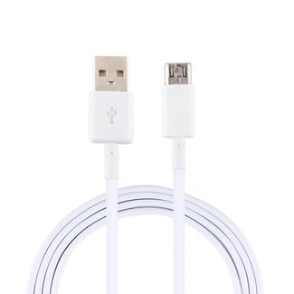 1.5A USB Male to Micro USB Male Interface Charge Cable, Length: 1m(White)