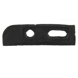 10 PCS for iPhone 5S Original Earpiece Dust Mesh Screen with Rubber Attached(Black)