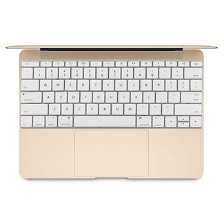Soft 12 inch Silicone Keyboard Protective Cover Skin for new MacBook, American Version(White)