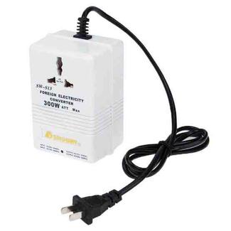 US Plug Adapter,300W Power Converter AC110V to AC220V(White)