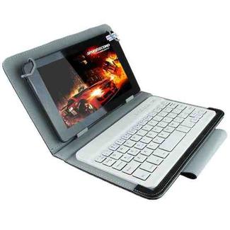 Universal Bluetooth Keyboard with Leather Tablet Case & Holder for Ainol / PiPO / Ramos 7.0 Inch / 7.8 Inch / 8.0 Inch Tablet PC(Black)