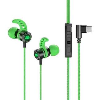 G29 USB-C / Type-C In-Ear Gaming Wired Earphone, Length: 1.2m (Green)